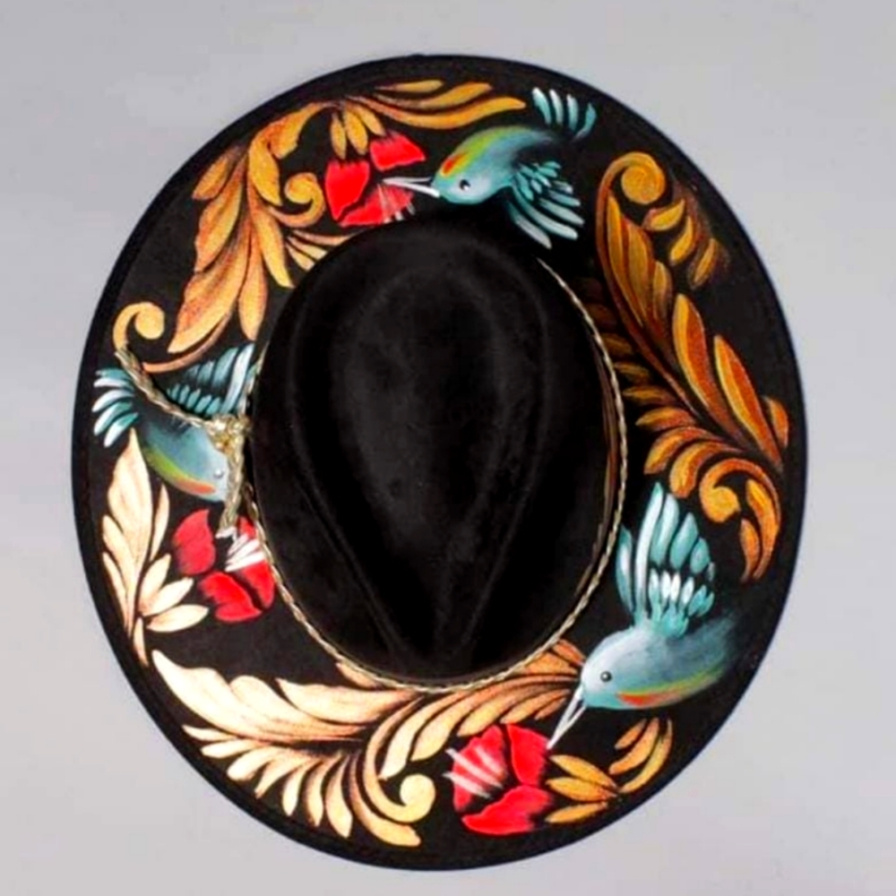 Hand painted hat